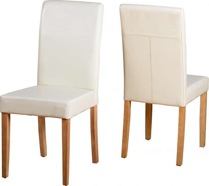 G3 Chair in Cream Faux Leather